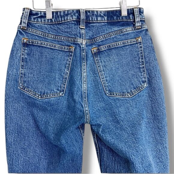 A&F Curve Love The Skinny High Rise Raw Hem Jeans Size 27/4 - Picture 7 of 9